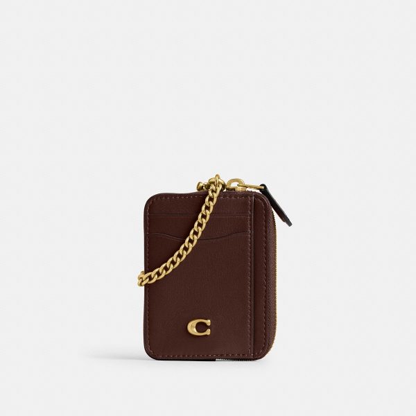 Coach Essential Chain Card Case - Preorder