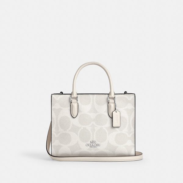Coach Maggie Small Tote Bag In Signature Canvas - Preorder