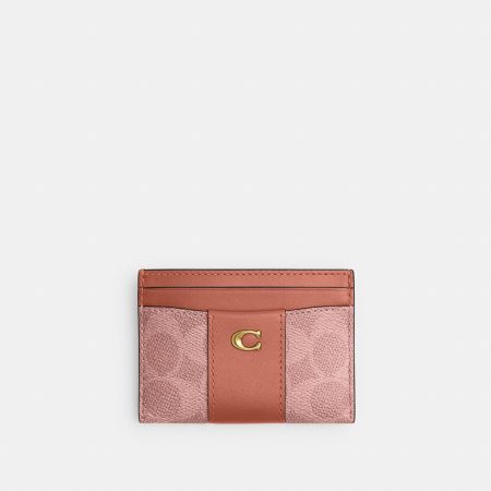 Coach Essential Card Case In Signature Canvas - Preorder