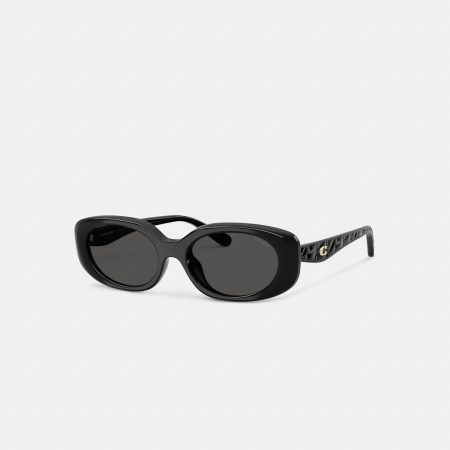 Coach Quilted Oval Rectangle Sunglasses - Preorder