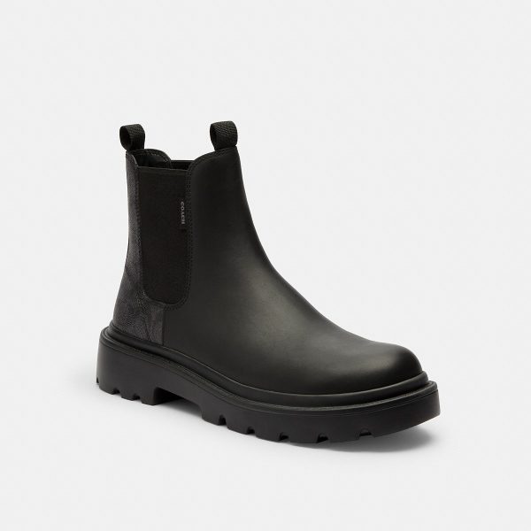 Coach Chelsea Boot With Signature Canvas - Preorder