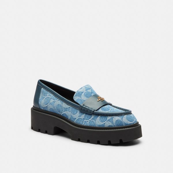Coach Lucy Lug Sole In Signature Denim - Preorder