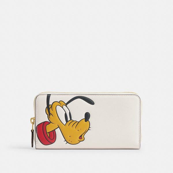 Coach Disney X Coach Essential Accordion Zip Wallet With Pluto - Preorder