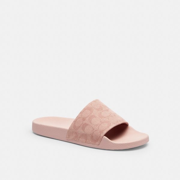 Coach Udele Sport Slide In Signature Jacquard Canvas - Preorder