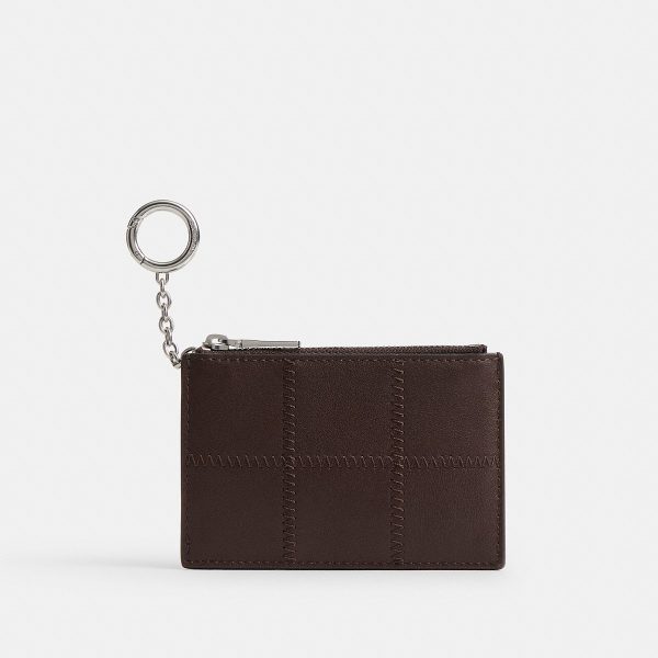 Coach Alter/Ego Zip Card Case With Key Ring - Preorder
