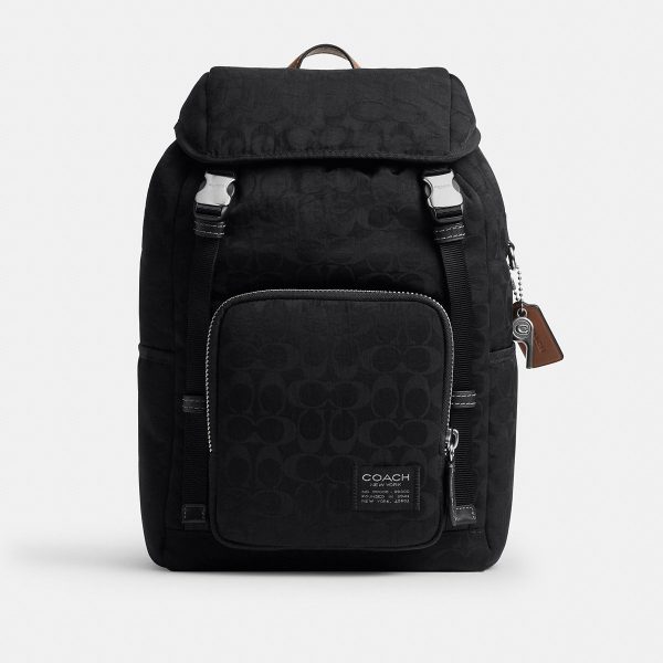 Coach Logan Backpack In Signature Nylon - Preorder