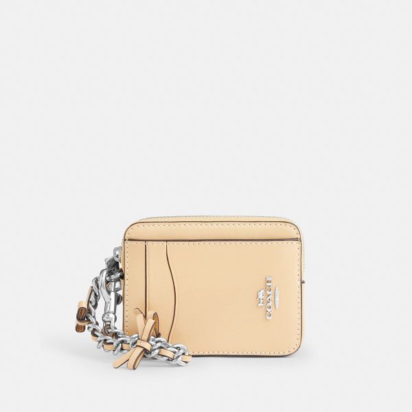 Coach Zip Card Case With Bows - Preorder
