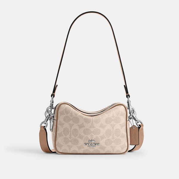 Coach Mini Carey Crossbody Bag In Signature Canvas - Preorder