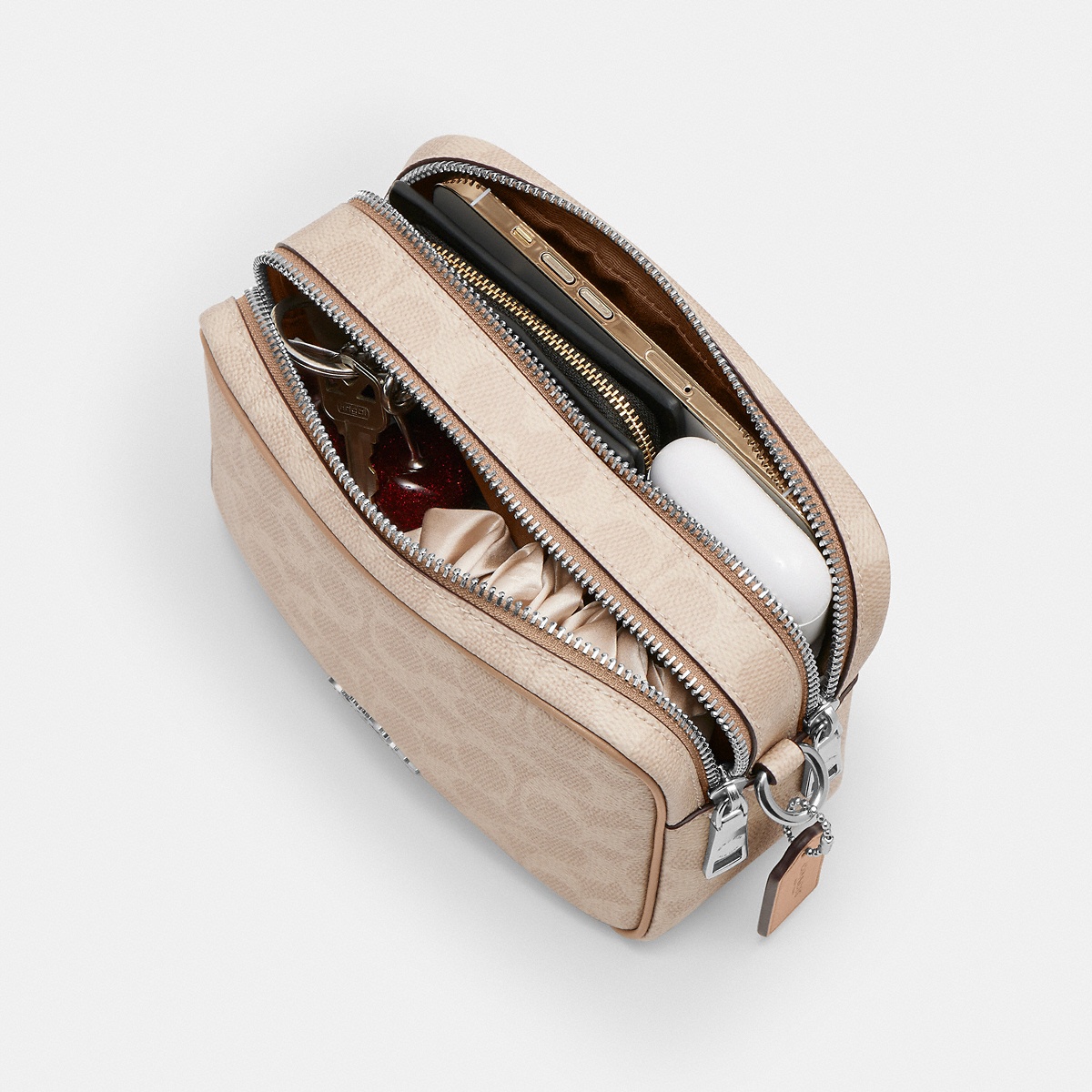 Coach Mini Carey Crossbody Bag In Signature Canvas - Preorder - Image 9