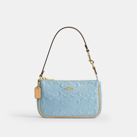 Brass / Light Blue