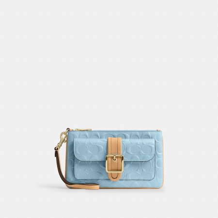 Brass / Light Blue