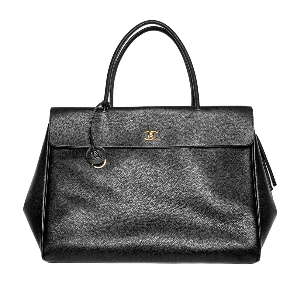 Chanel Large Tote grained calfskin classic black 2026