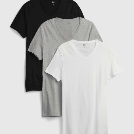 Gap Classic V-Neck T-Shirt (3-Pack)