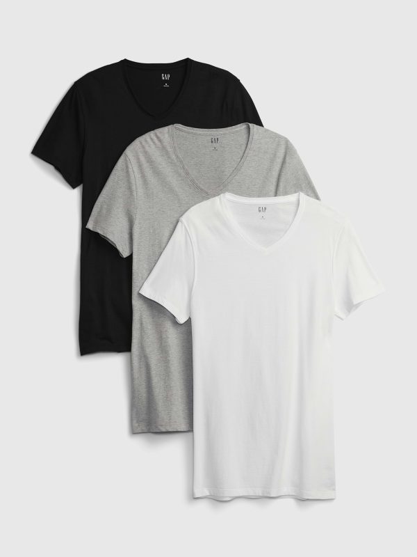 Gap Classic V-Neck T-Shirt (3-Pack)