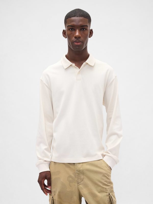 Gap Heavyweight Jersey Polo Shirt