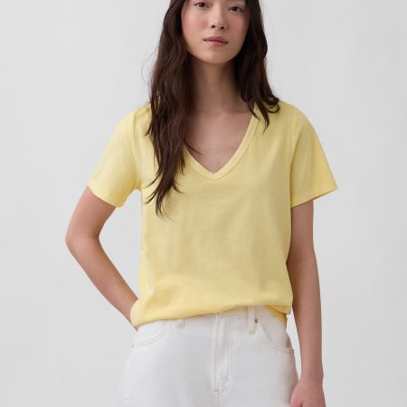 Gap Organic Cotton VintageSoft V-Neck T-Shirt