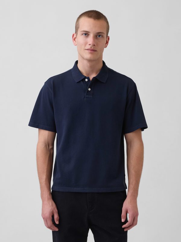 Gap Relaxed Pique Polo
