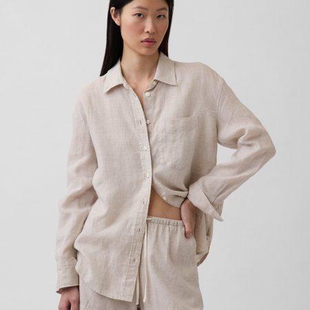 Gap 100% Linen Oversized Shirt