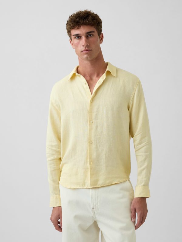 Gap 100% Linen Relaxed Shirt