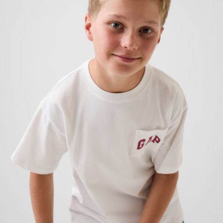 Gap Kids Heavyweight Relaxed Gap Logo T-Shirt