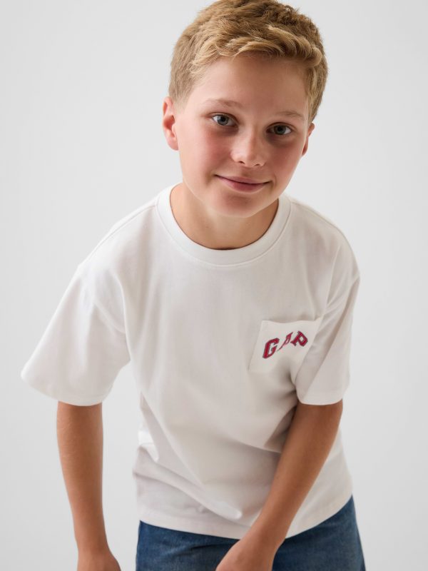 Gap Kids Heavyweight Relaxed Gap Logo T-Shirt