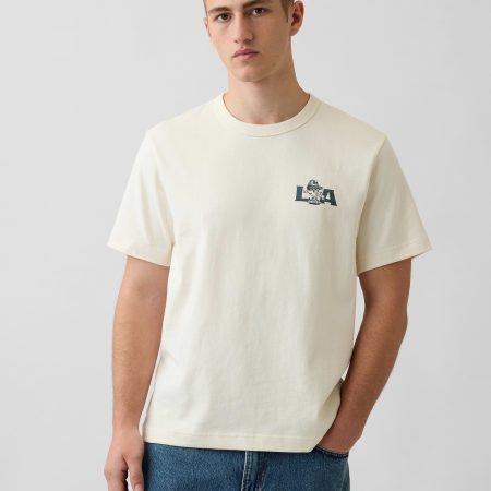 Gap Heavyweight Relaxed Graphic T-Shirt