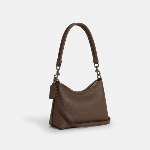 Coach Laurel Small Shoulder Bag Gunmetal/Dark Stone - Preorder