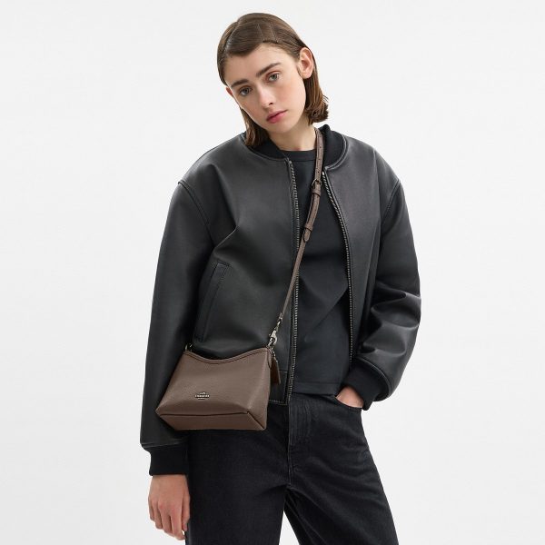 Coach Laurel Small Shoulder Bag Gunmetal/Dark Stone - Preorder