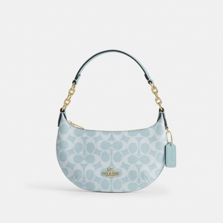 Brass / Light Blue