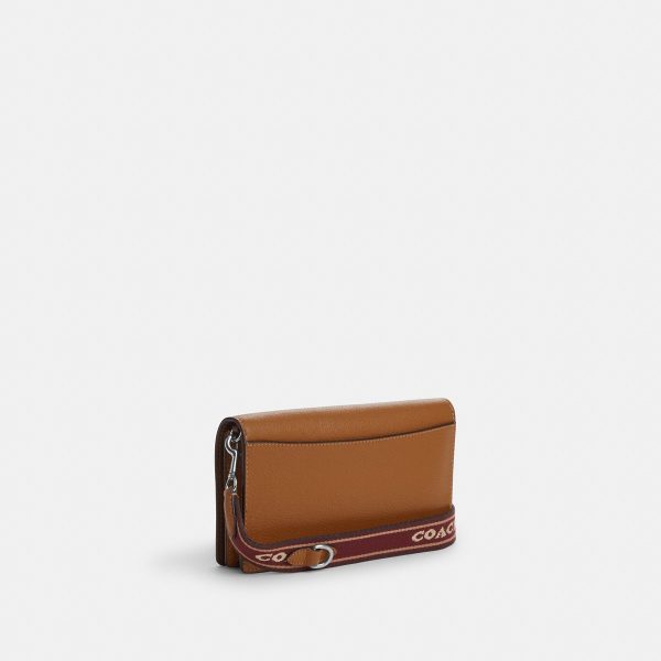Coach Ripley Foldover Clutch Crossbody Silver/Penny Multi official image A3