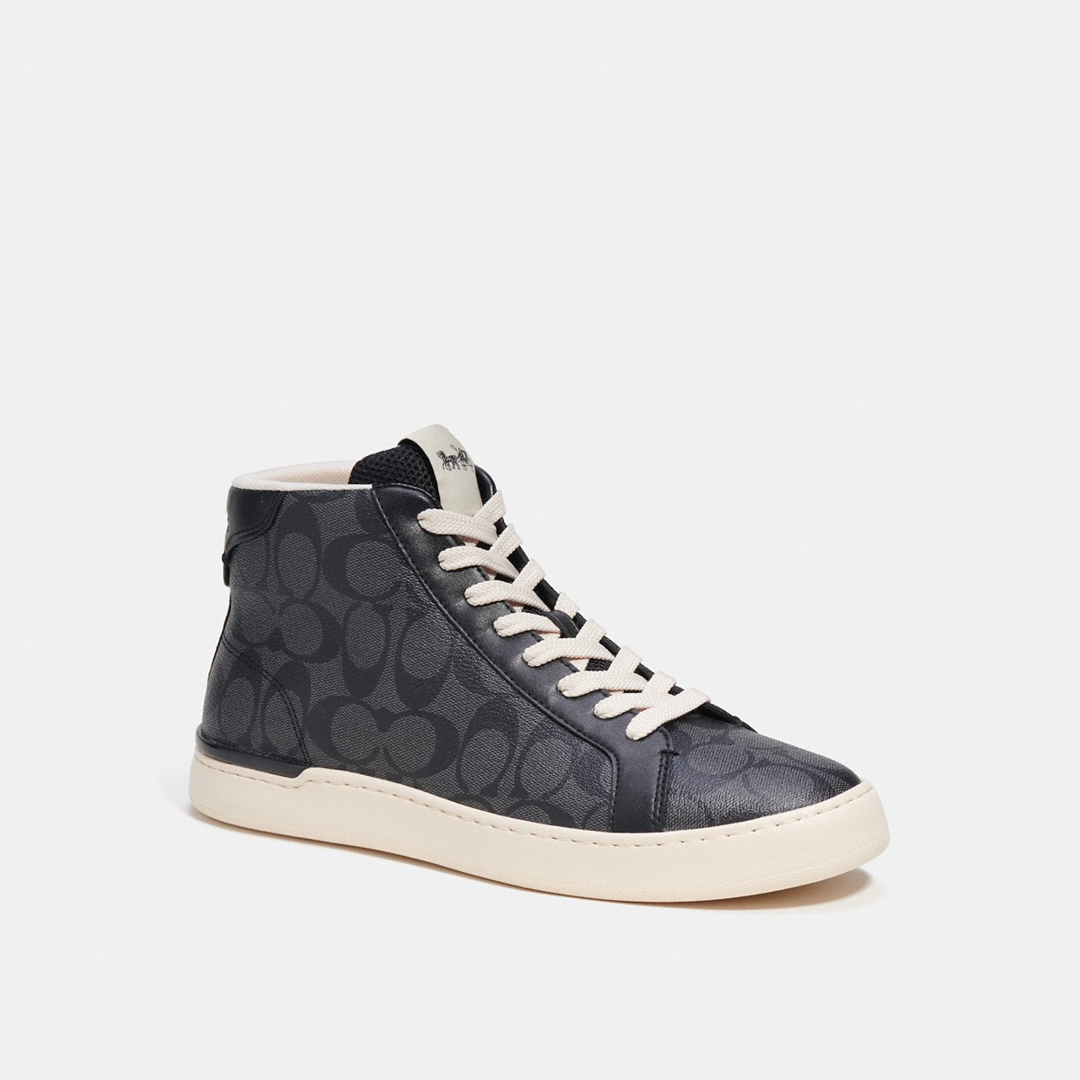 Coach Clip High Top Sneaker Charcoal Black Size US 12D - G5385 CQBK