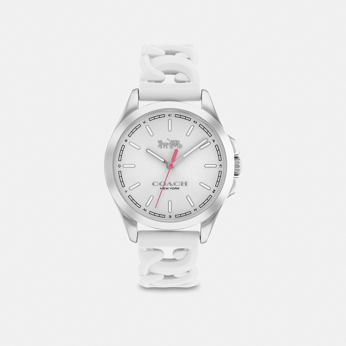 Coach Libby Watch 34 Mm White - Ready Stock US