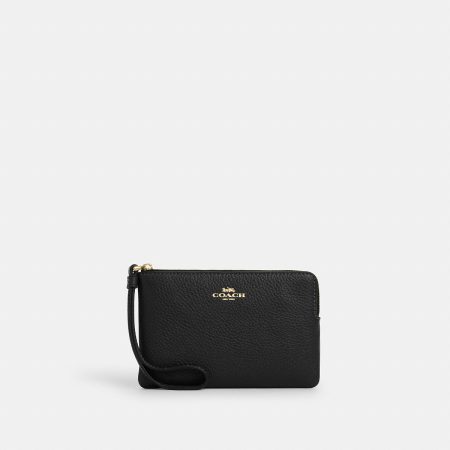 Coach Corner Zip Wristlet - Preorder
