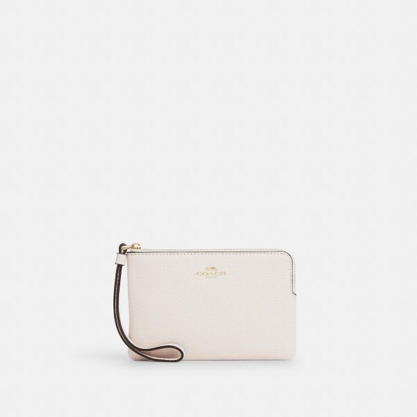 Coach Corner Zip Wristlet - Preorder