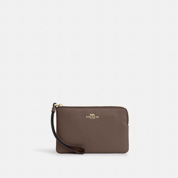 Coach Corner Zip Wristlet - Preorder