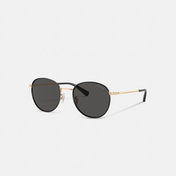 Coach Metal Windsor Round Sunglasses - Preorder