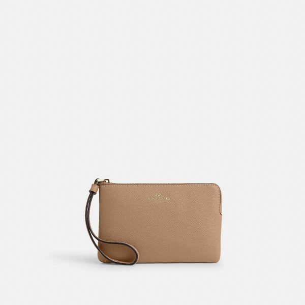 Coach Corner Zip Wristlet - Preorder