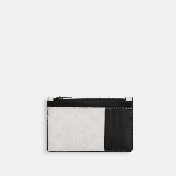 Coach Zip Card Case In Signature Canvas - Preorder