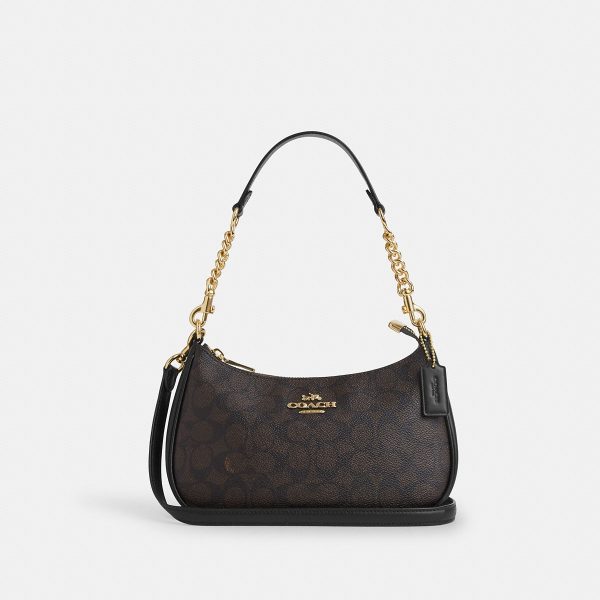 Coach Teri Shoulder Bag In Signature Canvas - Preorder