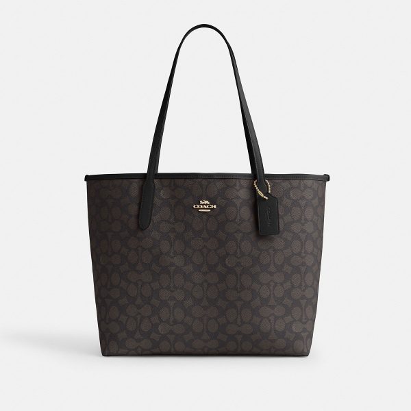 Coach City Tote Bag In Signature Canvas - Preorder