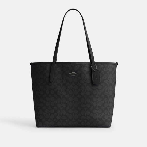Coach City Tote Bag In Signature Canvas - Preorder