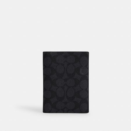 Coach Passport Card Case In Signature Canvas - Preorder