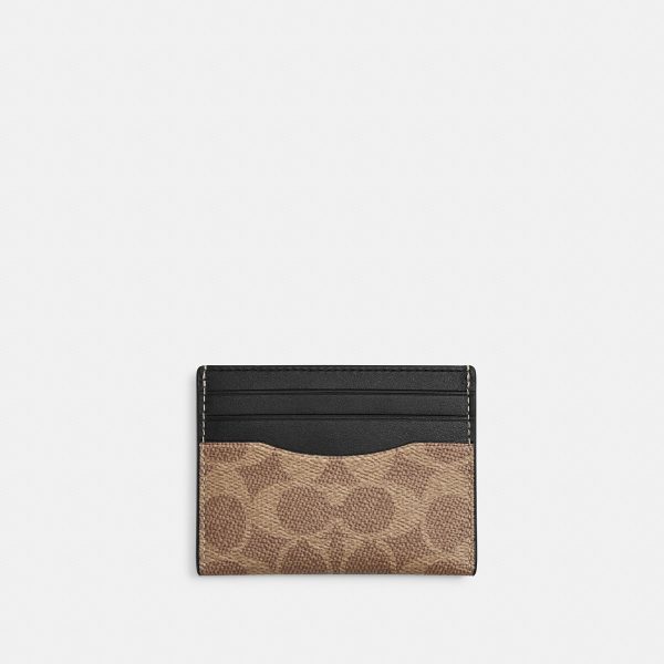 Coach Slim Id Card Case In Signature Canvas - Preorder