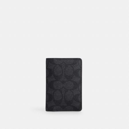Coach Id Wallet In Signature Canvas - Preorder
