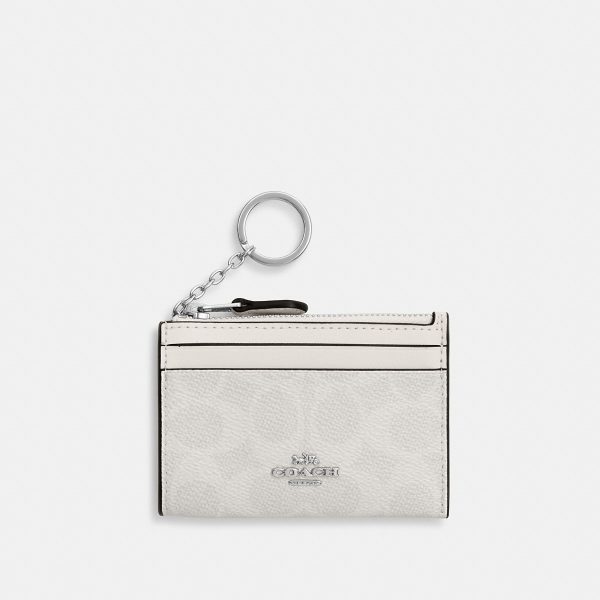 Coach Mini Skinny Id Case In Signature Canvas - Preorder