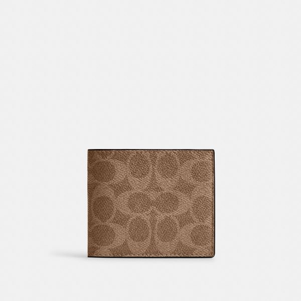 Coach Id Billfold Wallet In Signature Canvas - Preorder