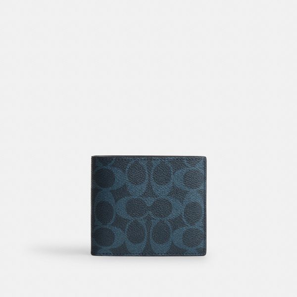 Coach Id Billfold Wallet In Signature Canvas - Preorder