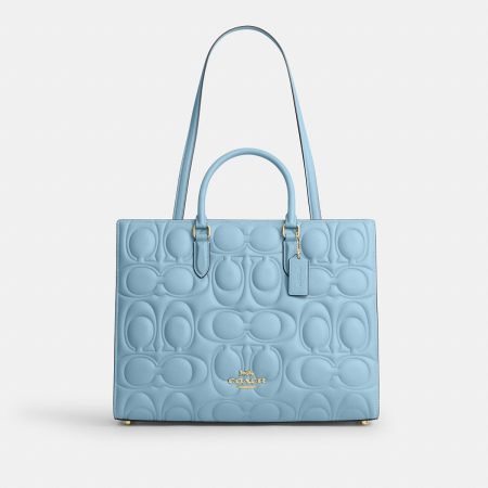 Coach Maggie Tote Bag In Signature Leather - Preorder