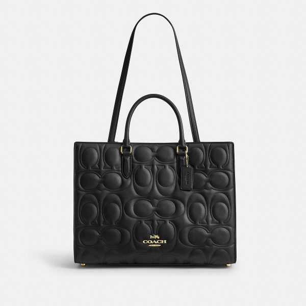 Coach Maggie Tote Bag In Signature Leather - Preorder