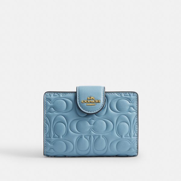 Coach Medium Corner Zip Wallet In Signature Leather - Preorder